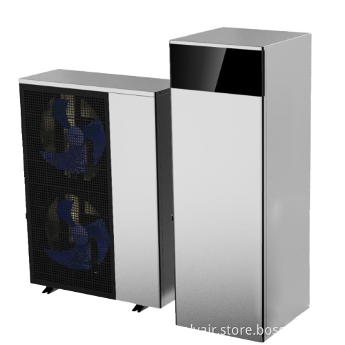 Olyair R290 EVI Inverter Split Heat Pump with Built-in DHW Tank